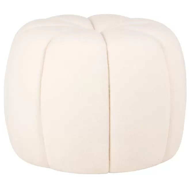 Pouf en laine écrue offre à 69,99€ sur Maisons du Monde