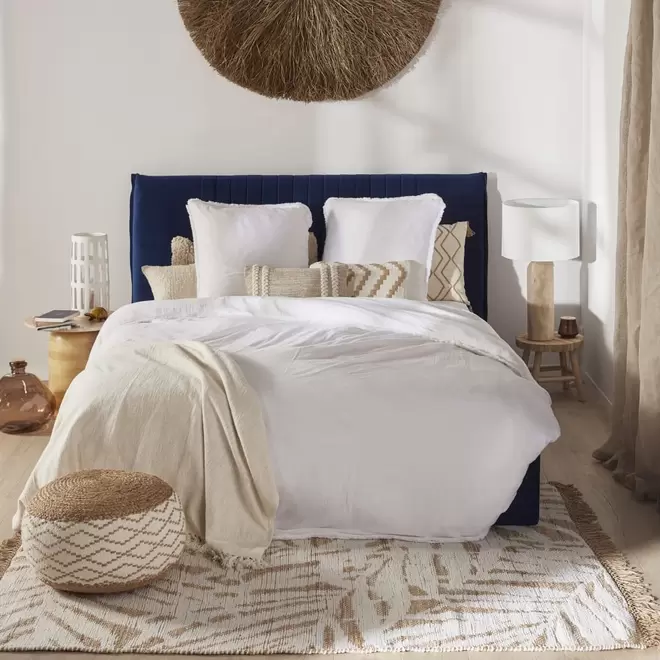 Parure de lit en gaze de coton biologique écru 240x260 offre à 119€ sur Maisons du Monde