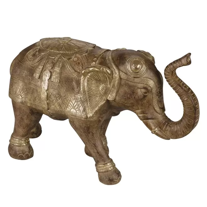 Statuette éléphant marron H23 offre à 34,99€ sur Maisons du Monde