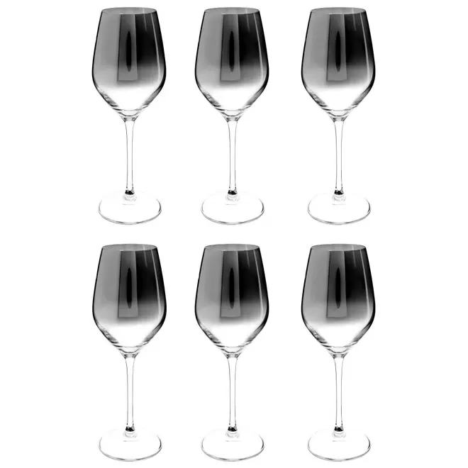 Verre à vin en verre effet chromé offre à 47,94€ sur Maisons du Monde