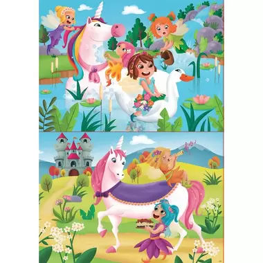 2 puzzles de 20 pièces Licornes et Fées offre à 10€ sur La Grande Récré