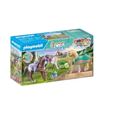 3 chevaux Morgan, Quarter et Shagya Playmobil Horses of Waterfall 71356 offre à 22,99€ sur La Grande Récré