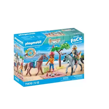 Amélia et Ben avec chevaux - Playmobil Horses of Waterfall 71470 offre à 22,99€ sur La Grande Récré