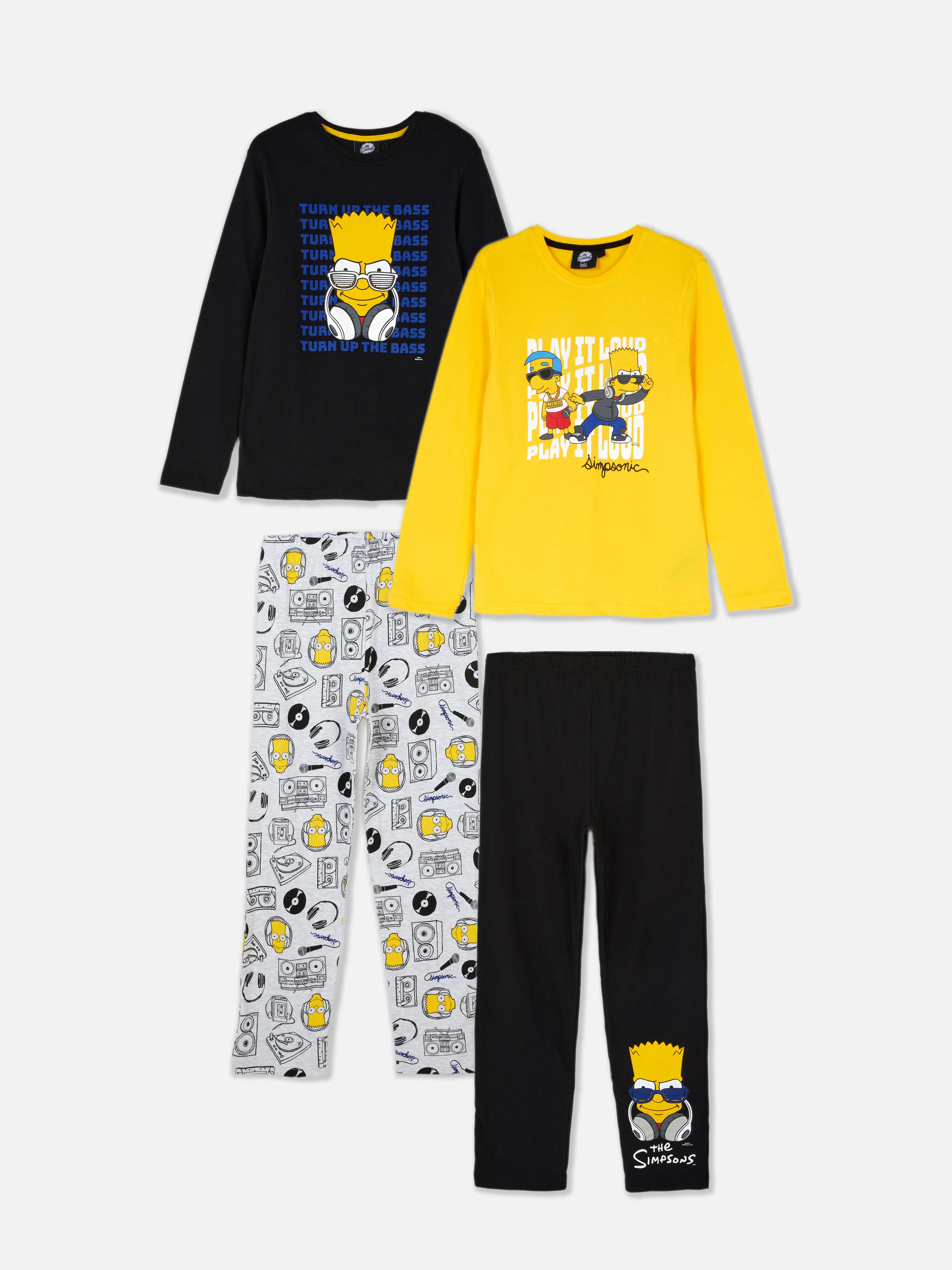 Lot de 2 pyjamas Les Simpsons Bart et Millhouse offre à 16€ sur Primark