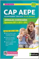 CAP AEPE - Annales corrigées (édition 2025/2026) offre à 15,9€ sur Cultura