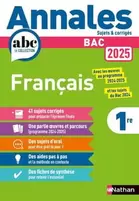 Annales ABC du bac - sujets & corrigés : Français - 1re (édition 2025) offre à 8,9€ sur Cultura