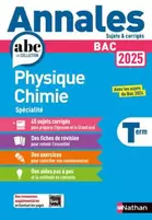 Annales ABC du bac - sujets & corrigés : Physique-Chimie - Terminale (édition 2025) offre à 9,2€ sur Cultura