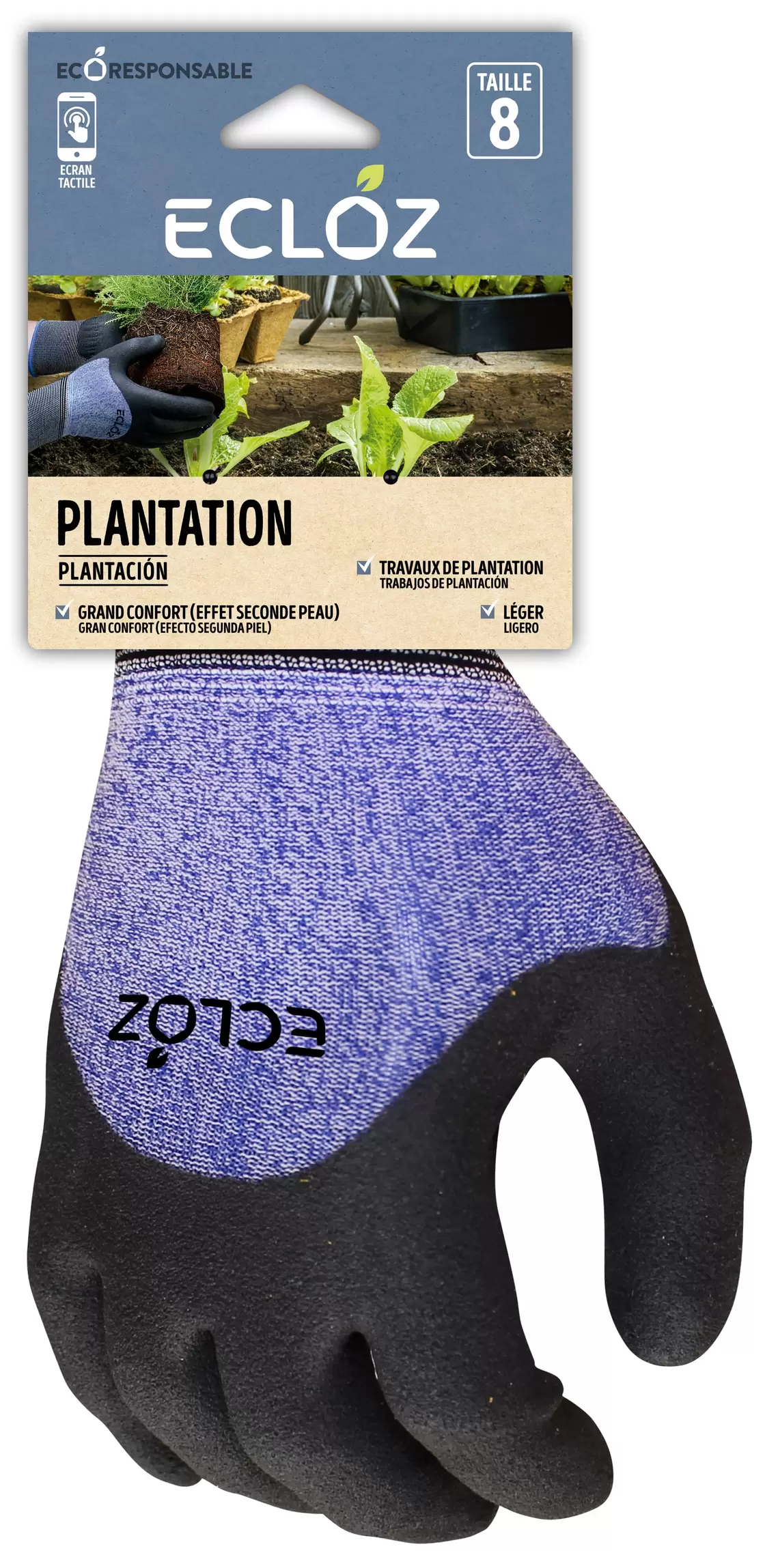 Ecloz - Gants Plantation Taille 07 offre à 3,99€ sur Jardiland