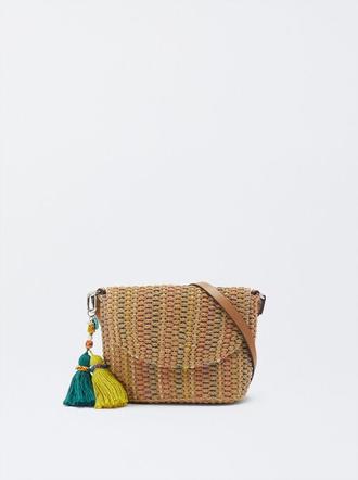 Multicolor Straw Effect Crossbody Bag offre à 35,99€ sur Parfois