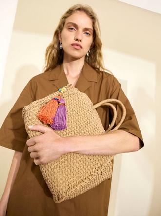 Straw Effect Shopper Bag offre à 39,99€ sur Parfois