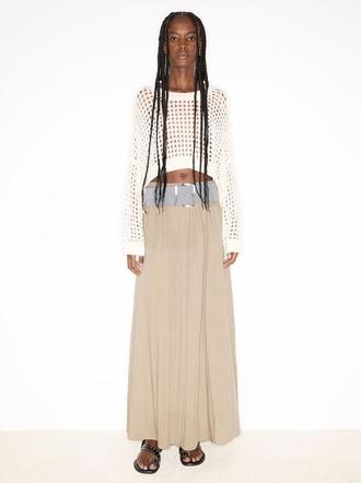 Long Skirt With Elastic Waistband offre à 39,99€ sur Parfois