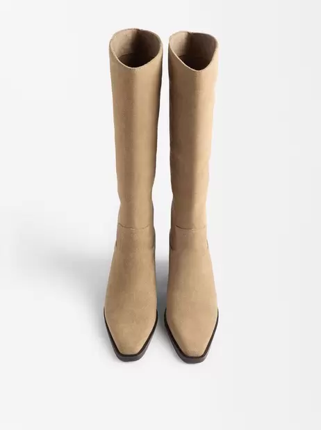 Online Exclusive - High Leather Boots offre à 119,99€ sur Parfois