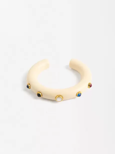 Resin Bracelet With Metallic Details offre à 15,99€ sur Parfois