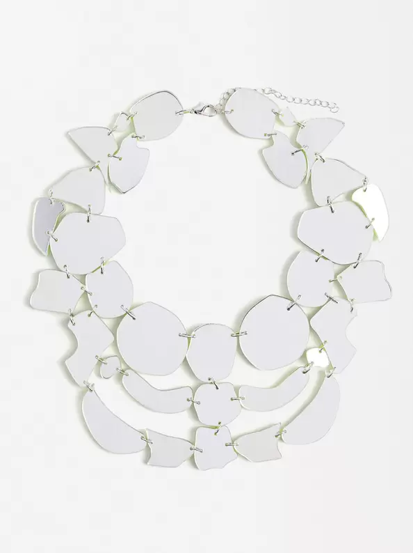 Irregular Mirrored Necklace offre à 39,99€ sur Parfois