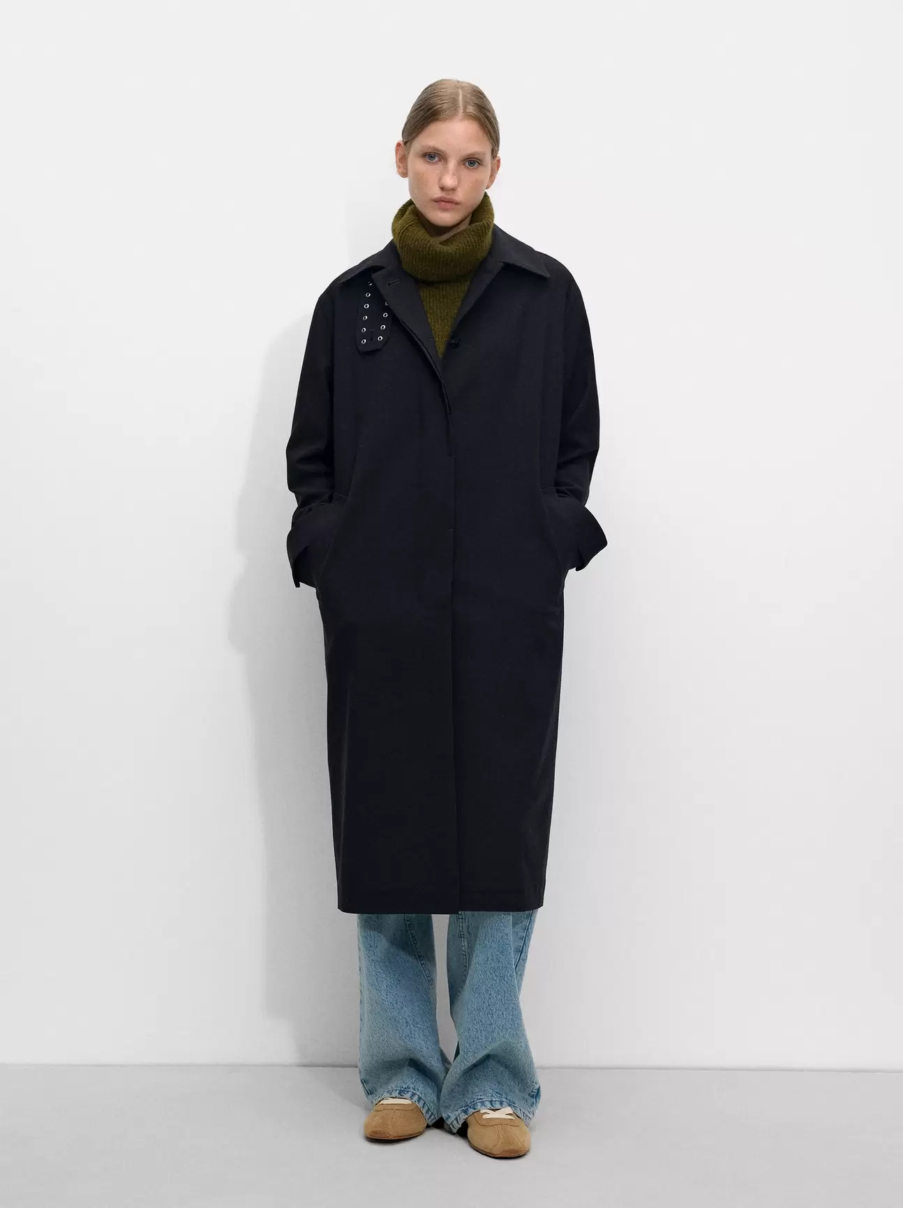 Long Coat With Wool offre à 39,99€ sur Parfois