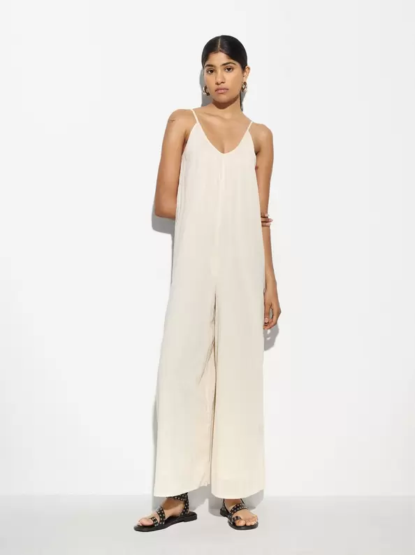 Online Exclusive -Cotton Midi Jumpsuit offre à 19,99€ sur Parfois