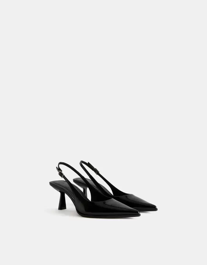 Escarpins type mules kitten heels offre à 25,99€ sur Bershka