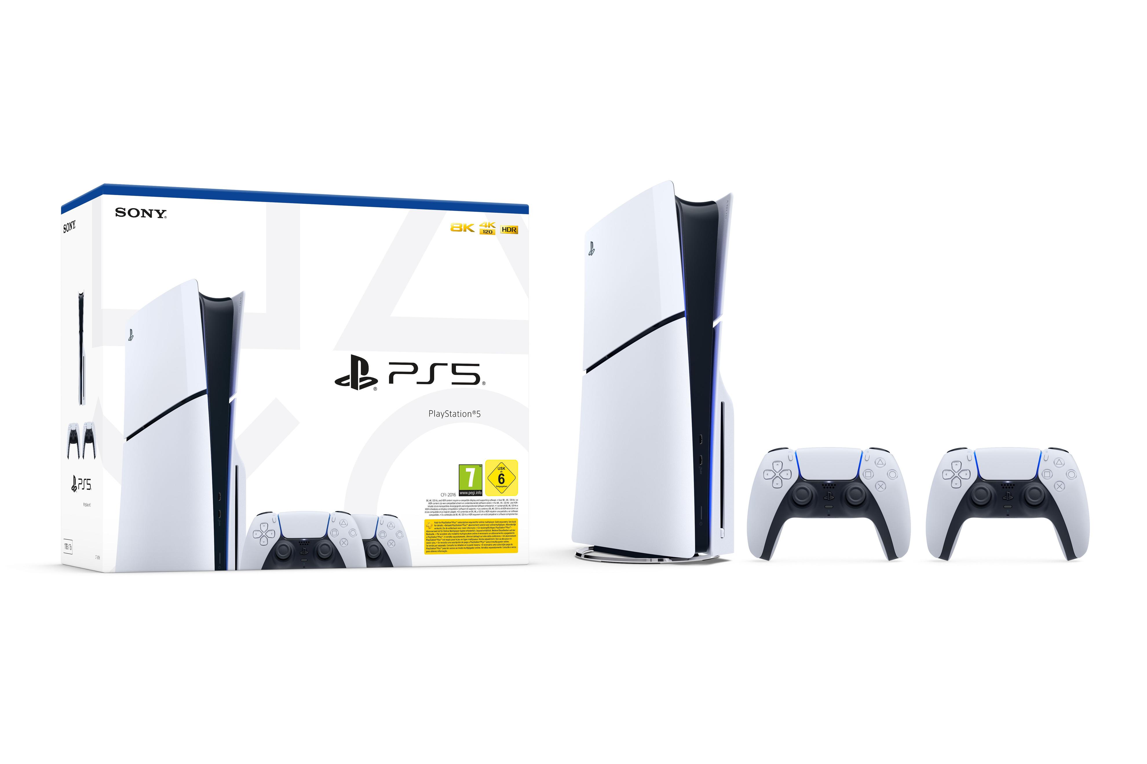 Playstation 5 (modèle Slim)+ 2nde Manette Dualsense White offre à 559,99€ sur Micromania
