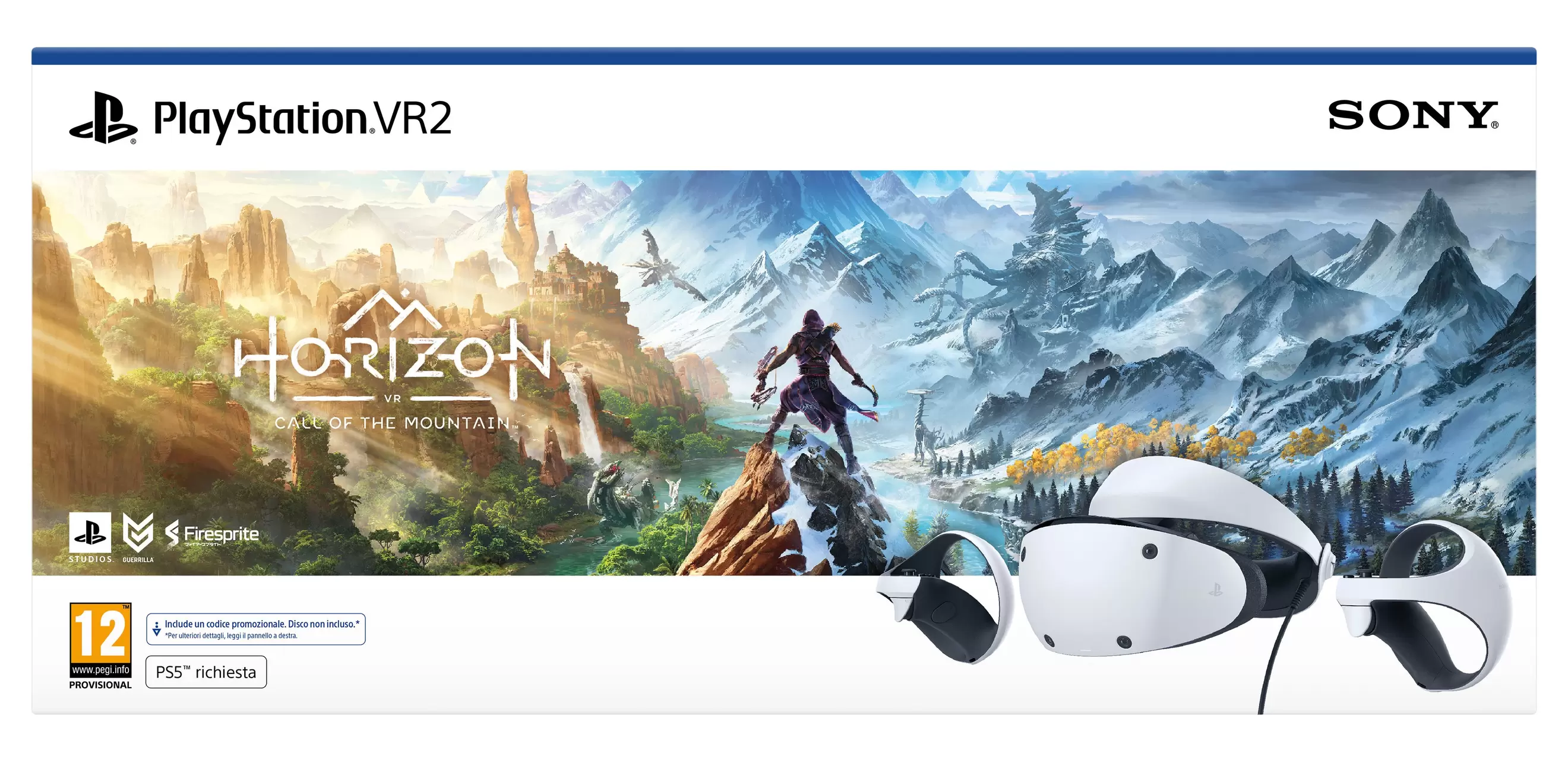 Casque Pack Playstation VR2 Horizon Call Of The Mountain offre à 449,99€ sur Micromania
