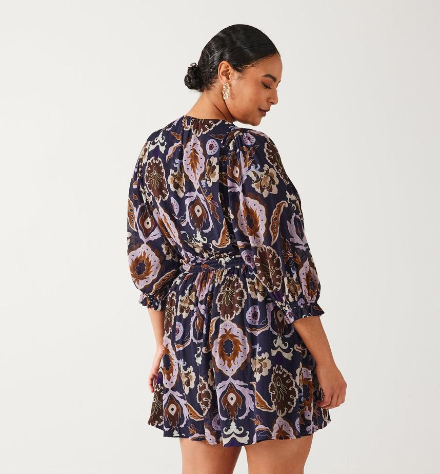 Robe courte imprimée Femme offre à 24,99€ sur Promod