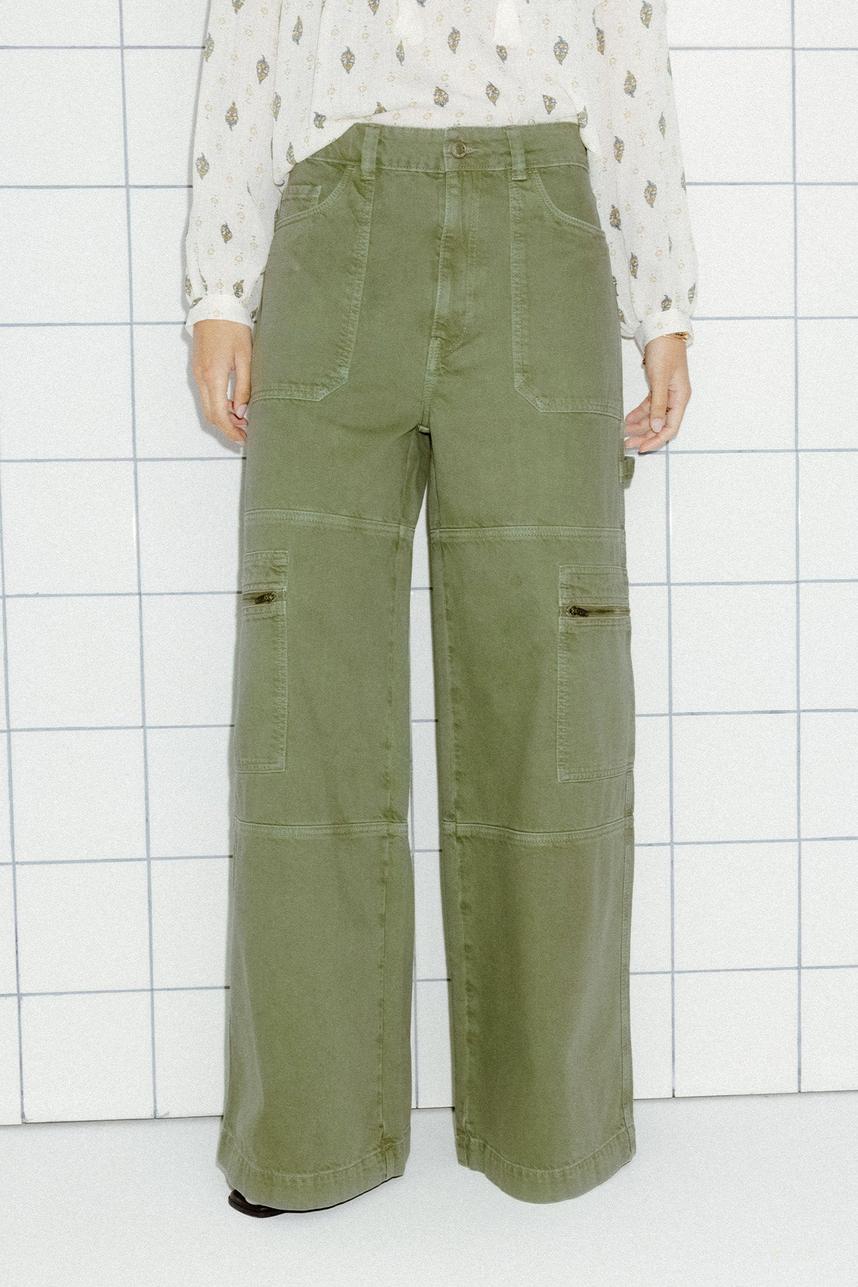 Pantalon large cargo Femme offre à 22,99€ sur Promod
