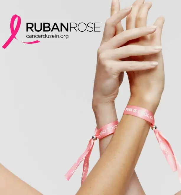 Un don à Ruban Rose offre à 1€ sur Promod