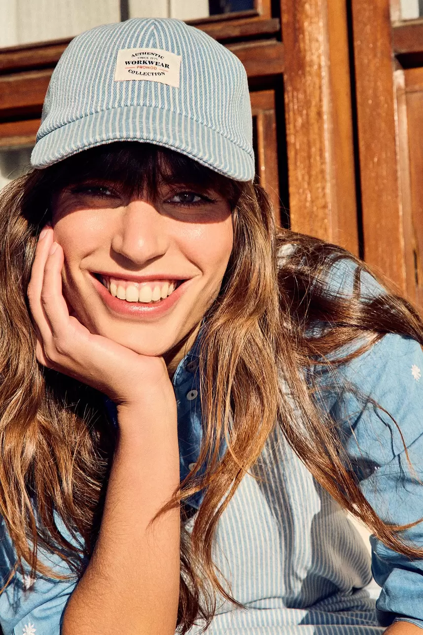 Casquette rayée Femme offre à 19,99€ sur Promod