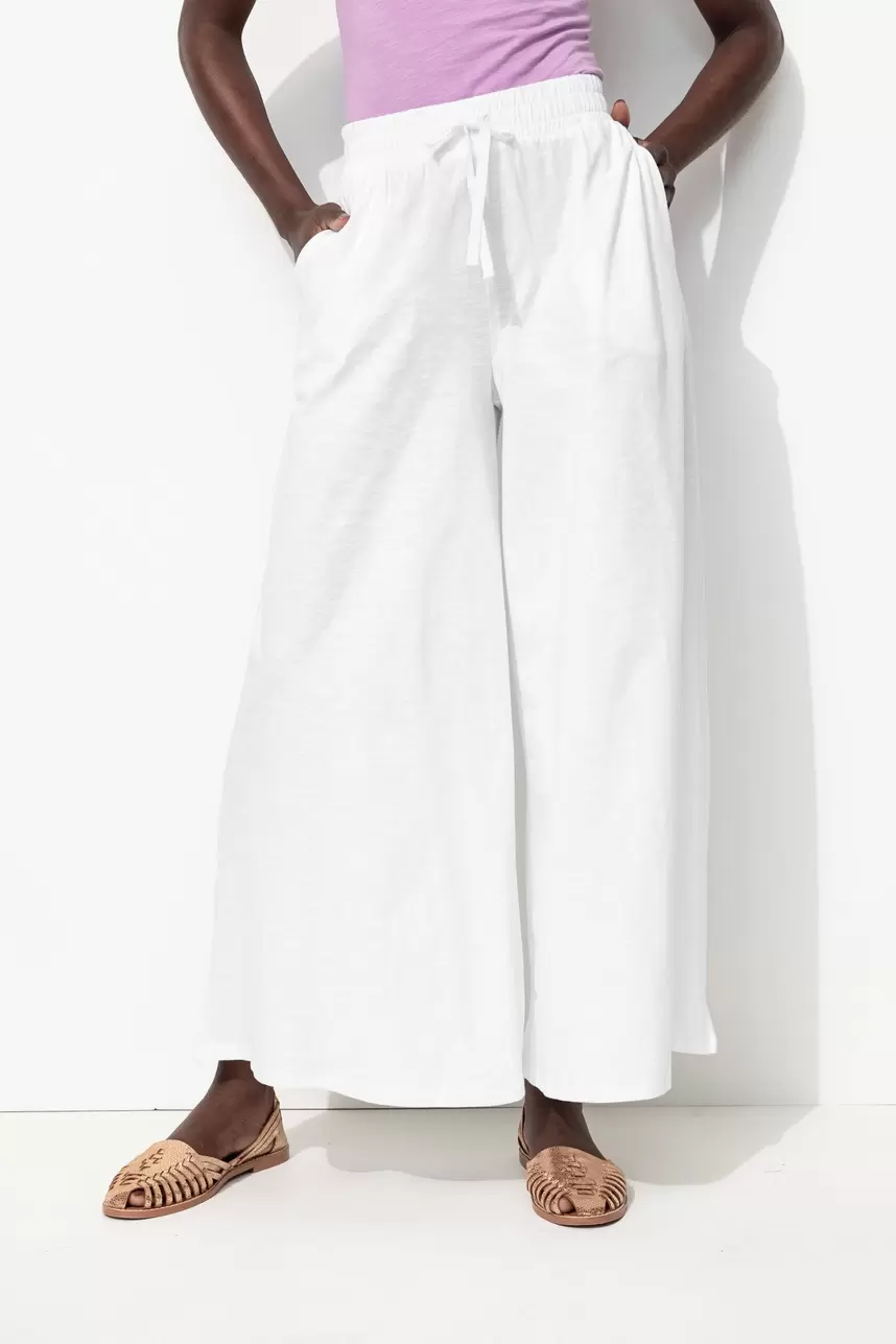 Pantalon large en jersey Femme offre à 35,99€ sur Promod