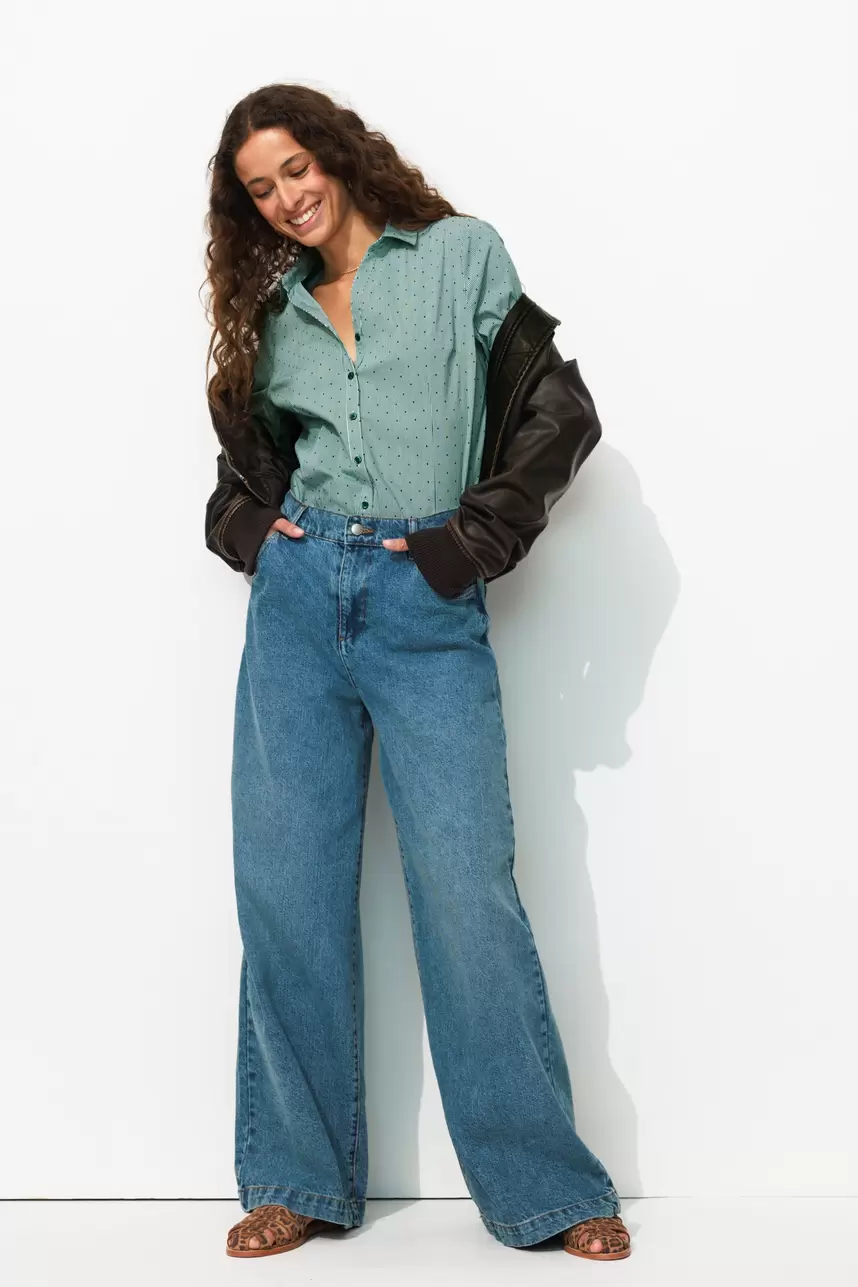 Chemise en popeline Femme offre à 29,99€ sur Promod