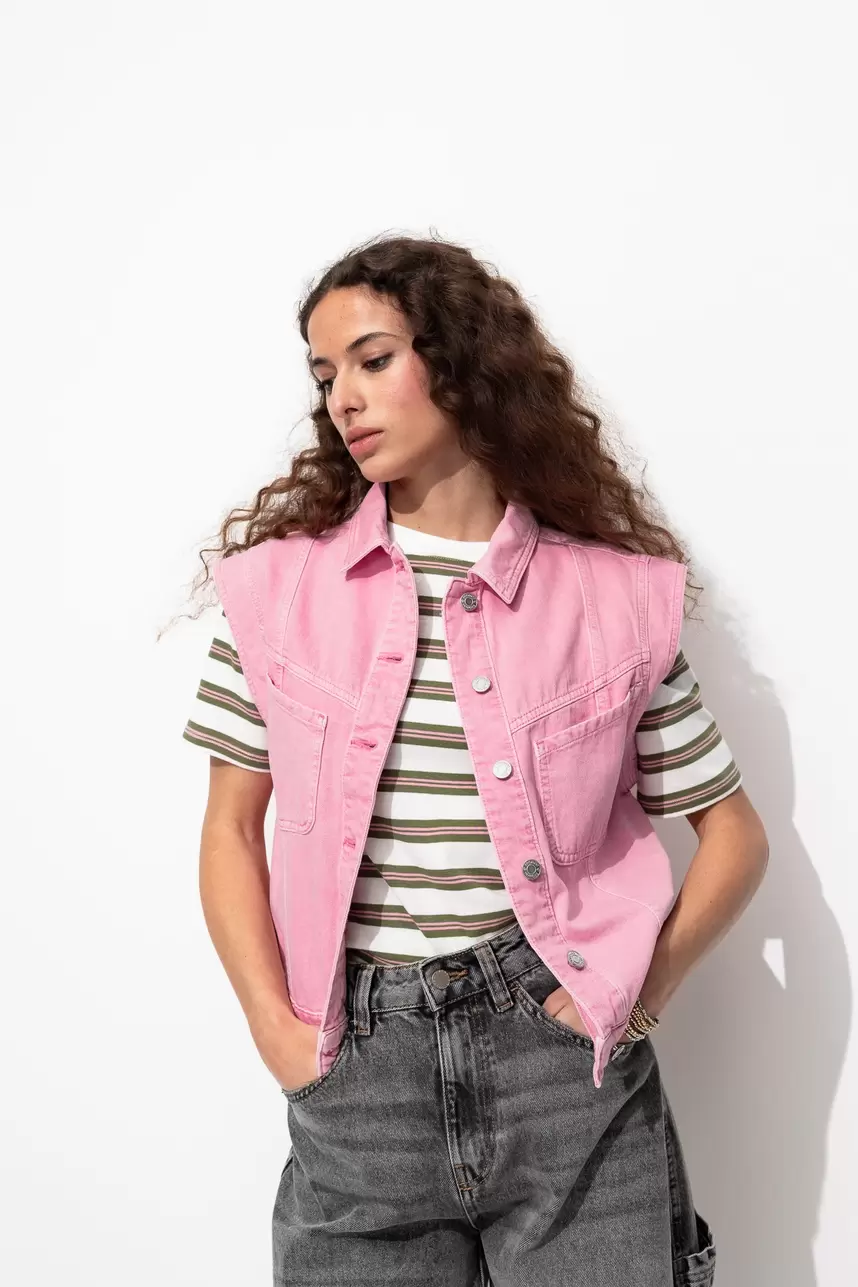 Veste sans manches Femme offre à 35,99€ sur Promod