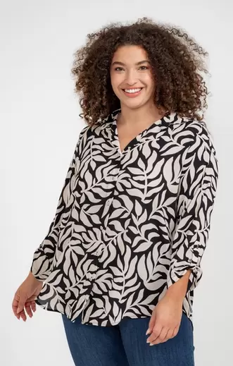 Chemise imprimée manches 3/4 offre à 55,95€ sur Toscane