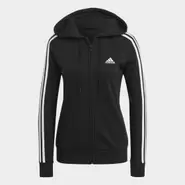 Veste à capuche Essentials French Terry 3-Stripes Full-Zip offre à 45,5€ sur Adidas