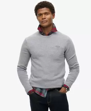 Pull slim ras-du-cou Essential offre à 64,99€ sur Superdry
