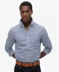 Chemise Oxford à manches longues Essentials offre à 64,99€ sur Superdry