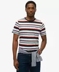 T-shirt à rayures Essentials offre à 29,99€ sur Superdry