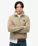 Haut à demi-fermeture zippée et coutures contrastées offre à 79,99€ sur Superdry