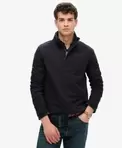 T-shirt classique en coton à manches longues et col tunisien offre à 79,99€ sur Superdry