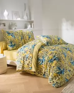 Housse de couette Mésanges pur coton offre à 22,7€ sur Damart