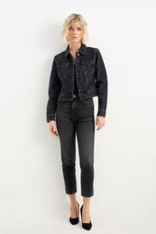 Mom jean avec pierres strass - high waist offre à 39,99€ sur C&A