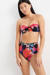 Bas de bikini - high waist - LYCRA® XTRA LIFE™ - à fleurs offre à 12,99€ sur C&A