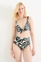Bas de bikini - high waist - LYCRA® XTRA LIFE™ - à motif offre à 9,99€ sur C&A