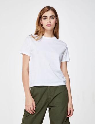 Tee-shirt basic blanc offre à 5,99€ sur Jennyfer