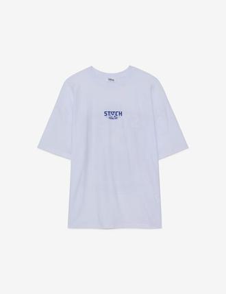 T-shirt Disney Stitch blanc et bleu ciel offre à 15,99€ sur Jennyfer