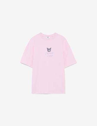 T-shirt oversize rose à motif Hello Kitty offre à 15,99€ sur Jennyfer