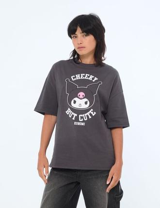 T-shirt Hello kitty x Jennyfer gris foncé offre à 15,99€ sur Jennyfer