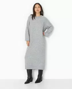 Robe longue en maille tricot offre à 39,99€ sur Pimkie