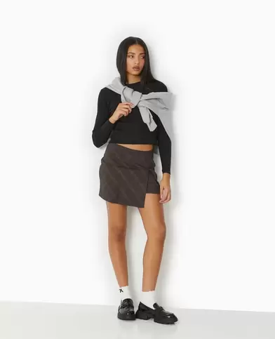 Jupe-short à carreaux offre à 22,99€ sur Pimkie