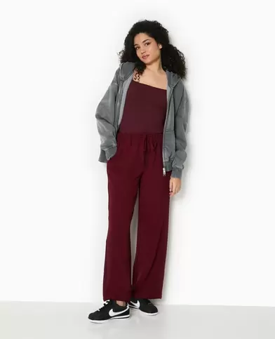 Pantalon fluide en tissu effet crêpe offre à 22,99€ sur Pimkie