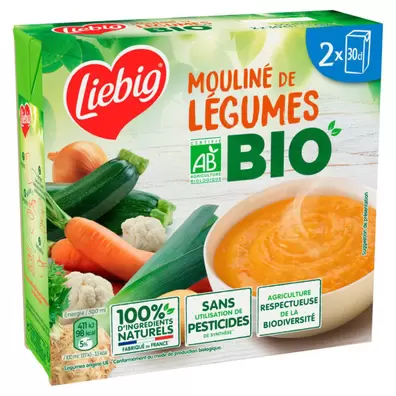 Soupe mouliné de légumes Bio offre à 3,45€ sur franprix