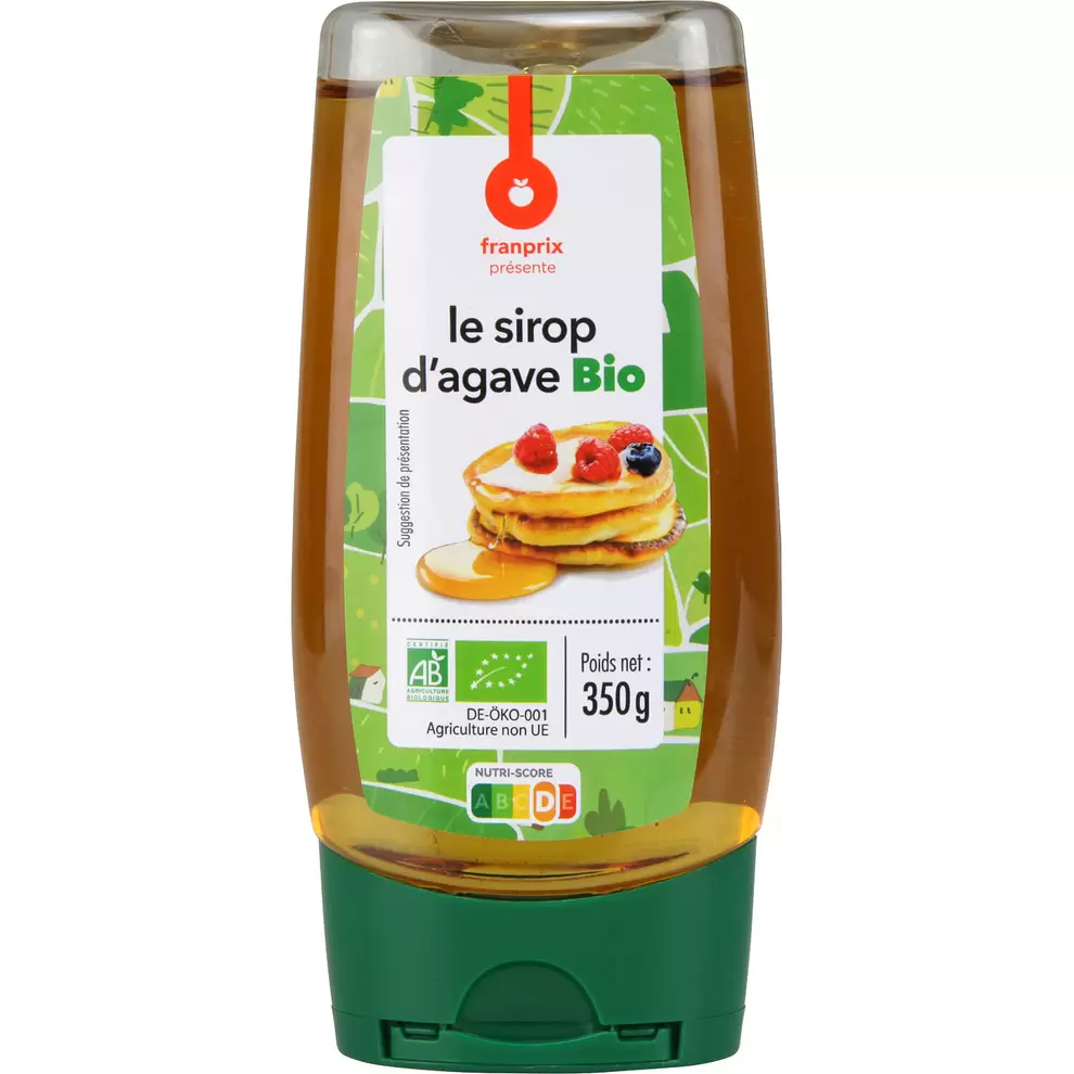 Sirop d'agave Bio offre à 4,4€ sur franprix